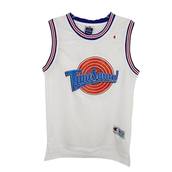 Space Jam Tune Squad Daffy Duck Champion Jersey Sz Medium 90's Michael Jordan - Picture 6 of 14